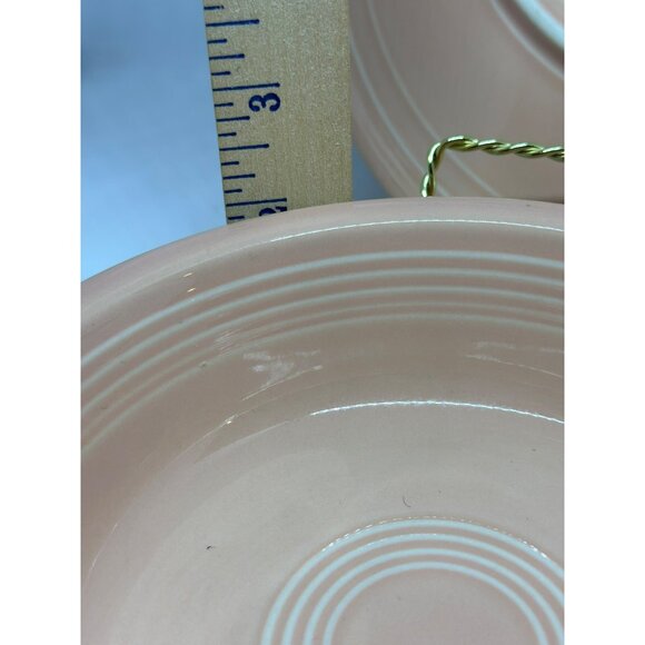 VTG Fiestaware Apricot Dinner Plate & Cereal Bowl Set | Retro Fiesta Dinnerware - Picture 6 of 9